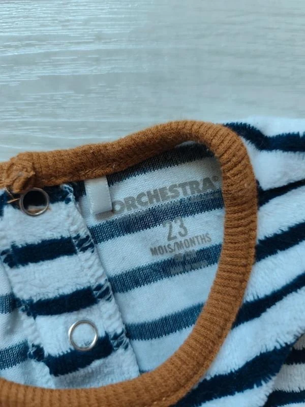 Pijama 2 peças veludo 🧸 Tamanho 23 meses 🧸 Orchestra – photo 6